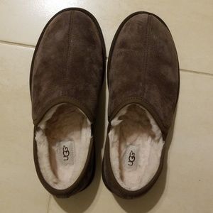 Mens Ugg slippers 

(Scuff romeo II espresso)